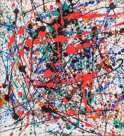 Sold At Auction Jackson Pollock Jackson Pollock American Abstract Oil
