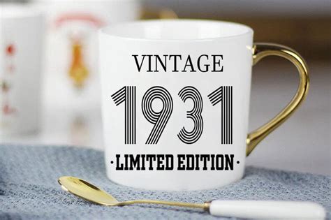 Vintage Since 1931 Svg 91st Birthday Svg 91st Birthday Etsy