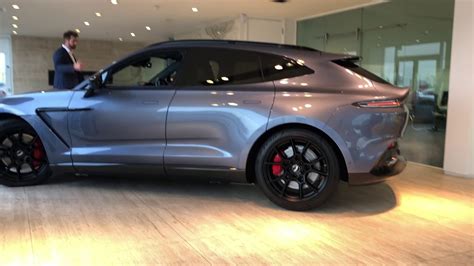 Aston Martin DBX in Concours Blue - YouTube