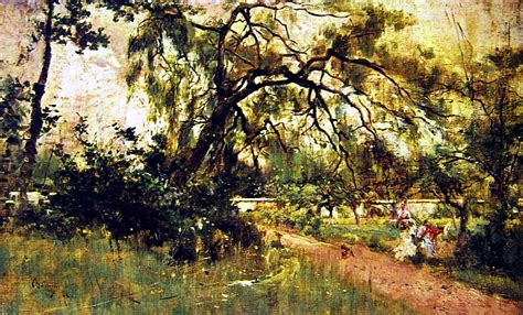 Womens Figures In The Park Giovanni Boldini