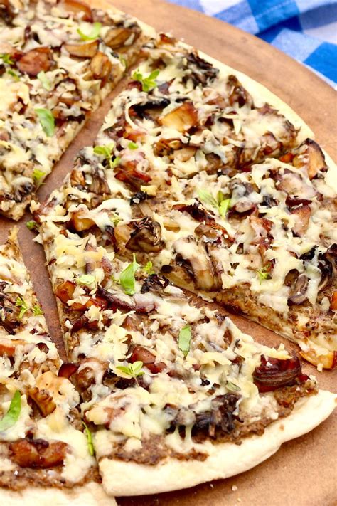 Wild Mushroom Pizza Recipe Mushroom Pizza How To Cook Mushrooms