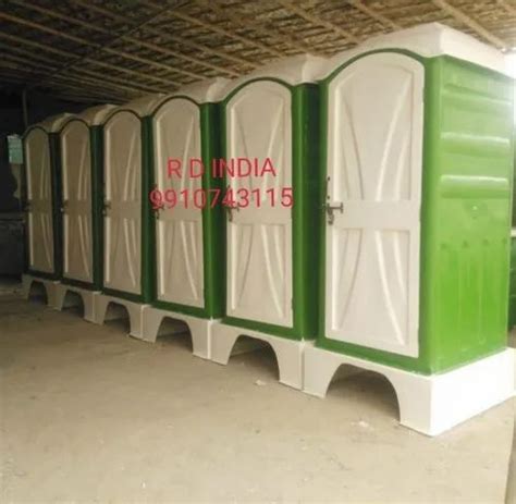 Frp Panel Build Readymade Toilet Cabin No Of Compartments Single