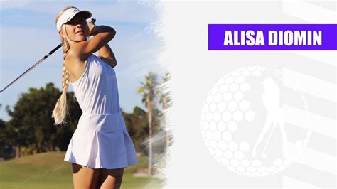 Meet Professional Golfer Lpga Alisa Diomin Golf Channel Youtube