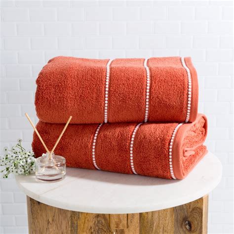 Luxury Cotton Towel Set 2 Piece Bath Sheet Set Made From 100 Zero
