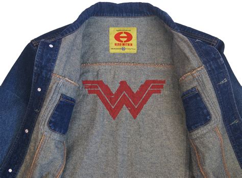 Wonder Woman Denim Jacket Mens Hero Within