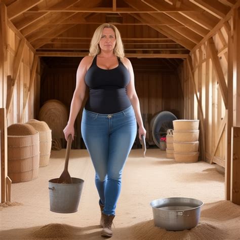 Aimoms Curvy Mature Farmgirl Shows Her Big Soft Breasts