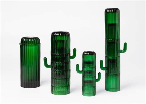 Saguaro Cactus Stacking Glasses Set Of 4 By Doiy Moxon Moxon London