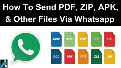 How To Send Apk Zip Doc Pdf Exe Files On Whatsapp Safe Tricks