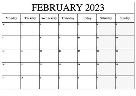 February 2023 Printable Calendar Know Usa Holidays