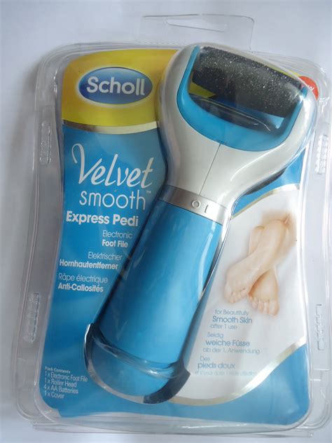 Scholl Velvet Smooth Express Pedi Electronic Foot File Review New