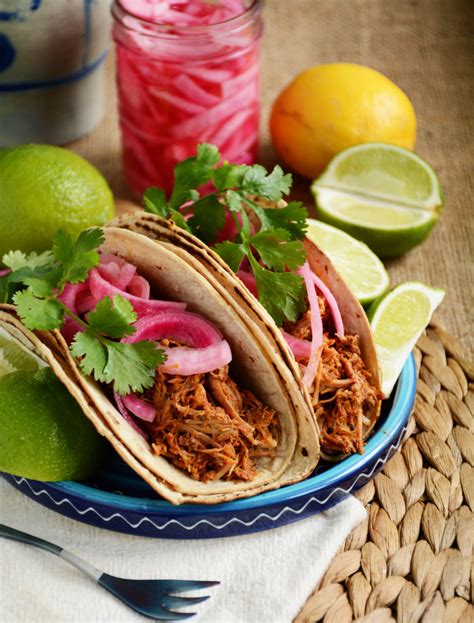 Slow Cooker Cochinita Pibil Tacos Yucatan Pulled Pork