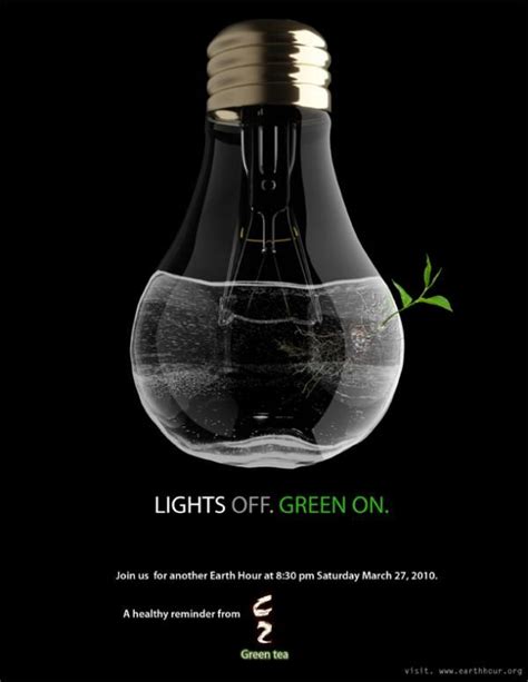 Fine Ad Creating Awareness About The Earth Hour Through A Poignant