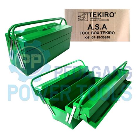 Tekiro Tool Box Besi 3 Susun Toolbox Toolkit Kotak Perkakas St Tb1068