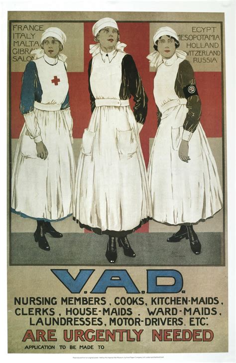 Recruitment Posters Voluntary Aid Detachment Canada And The First