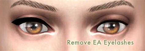 Remove Ea Eyelashes Sims 4 How To Get Rid Of The Default Lashes In