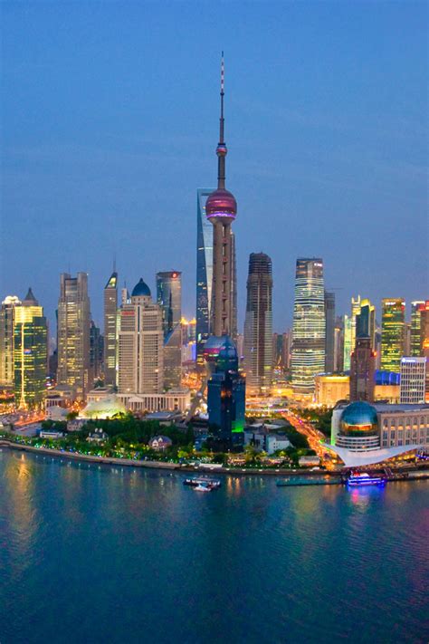 Shanghai Skyline Wallpaper Wallpapersafari