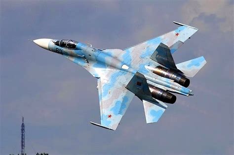Su 27 Flanker Long Ranger Fighter Russian Jet Russian Plane Air Force