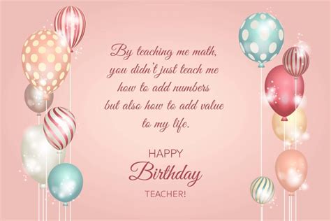 Happy Birthday Wishes For Teacher Best Birthday Wishes 2020