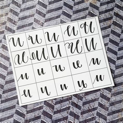 20 Ways To Write The Letter U By Letteritwrite • See Also The Video Of