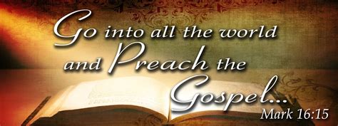 12 Go Into All The World And Preach Gospel Mark 1615 Decal Sticker