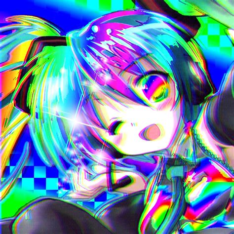 Glitchcore Aesthetic Rainbow Aesthetic Aesthetic Anime Scenecore Art