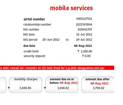 Airtel payments bank is an optimal alternative for your airtel postpaid bill payment every month. Airtel Postpaid Bill Pdf - lasopacompass