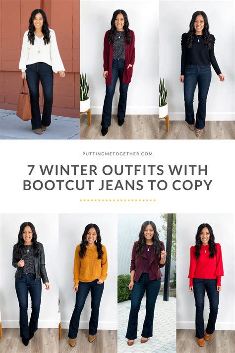 7 Outfits With Bootcut Jeans For Winter That You Can Try