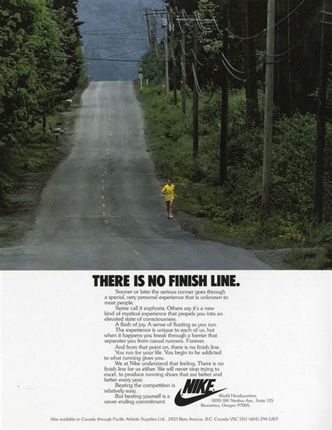 Nike There Is No Finish Line Running Posters Nike Ad Nike Poster