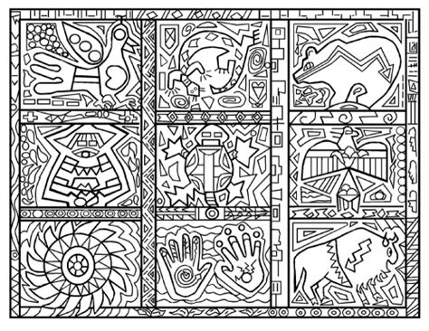 You can print or color them online at getdrawings.com for absolutely free. Native American Symbols - Coloring Article (Download)