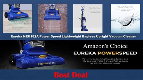 Eureka Neu182a Powerspeed Lightweight Bagless Upright Vacuum Cleaner