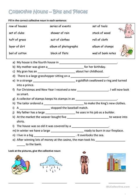 Common and proper nouns are just noun all nouns are either common or proper. Collective Nouns - Bits and Pieces | Collective nouns ...