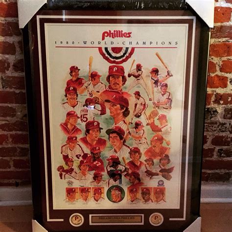1980 Philaphillies World Series Framed Poster Phillies Bcbc