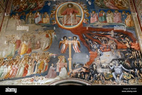 The Scrovegni Chapel Fresco By Giotto 14 Th Century The Last