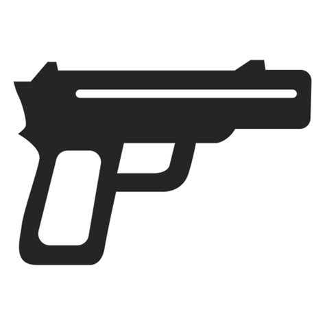 Simple Gun Icon Transparent Png And Svg Vector File