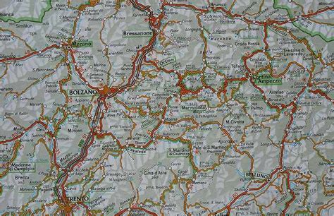 Carte Des Alpes Dolomites • Voyages Cartes