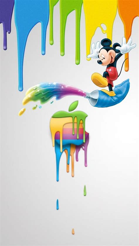 Mickey Mouse Apple Iphone Disney Logo Hd Phone Wallpaper Peakpx