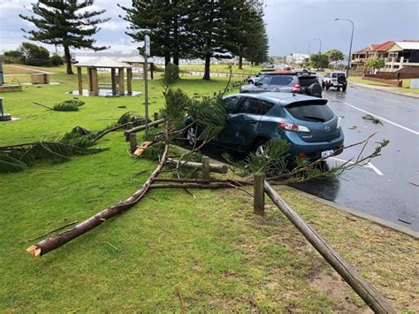 Perth Storms Damage In Coastal Suburbs After Storm Cell Hits