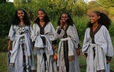 Wollo Amhara Traditional Dress Ethiopian Women