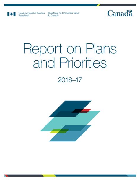 Report On Plans And Priorities 201617