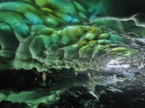 Kamchatka Ice Cave Wallpaper Free Russian Image