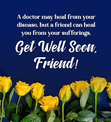 100 Get Well Soon Messages For Friend Wishesmsg