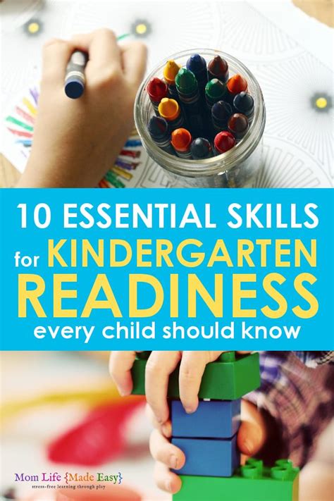 10 Essential Skills Every Child Must Know Before Pre K Or Kindergarten