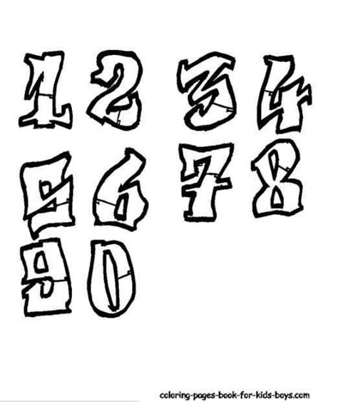 The Letters Are Drawn In Black Ink And Have Different Numbers On Them