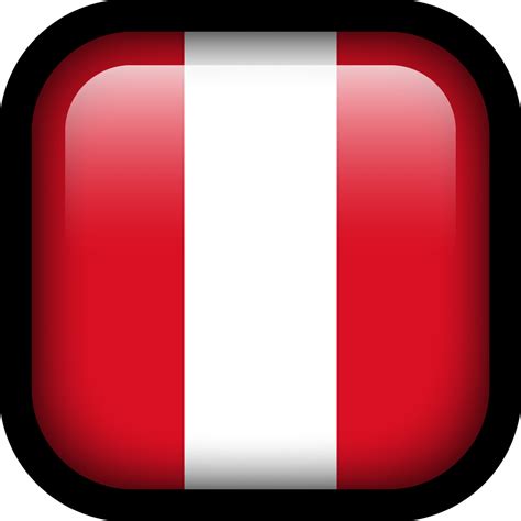 Peru Flag Icon Square Flags Iconpack Hopstarter