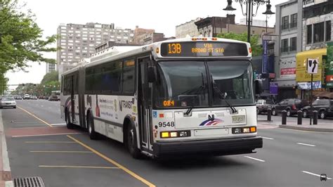Nj Transit Bus 9548 A Neoplan An459 Articulated 59 Feet Youtube