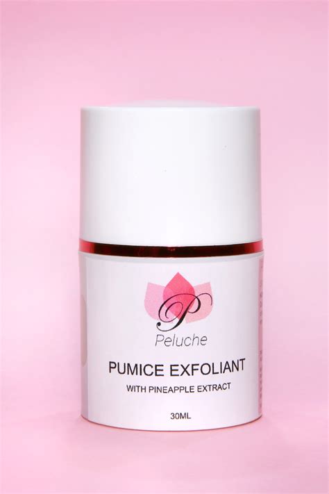Exfoliating Face Scrub Pumice Exfoliant Peluche Skincare