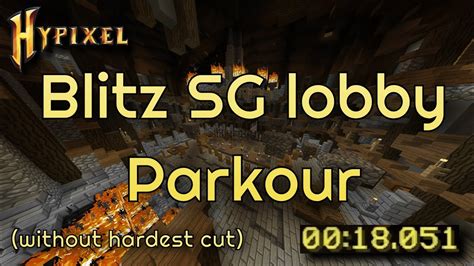 Speedrun Hypixel Blitz Sg Parkour 18051 Without Hardest Cut