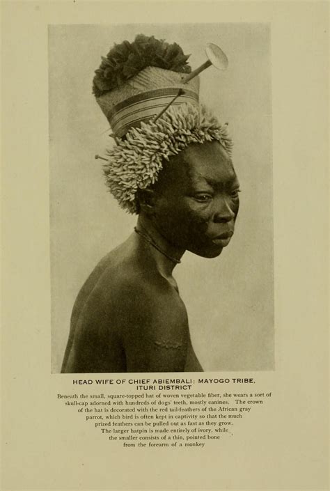 The Two Germanys Head Wife Of Chief Abiembali Of The Mayogo Tribe