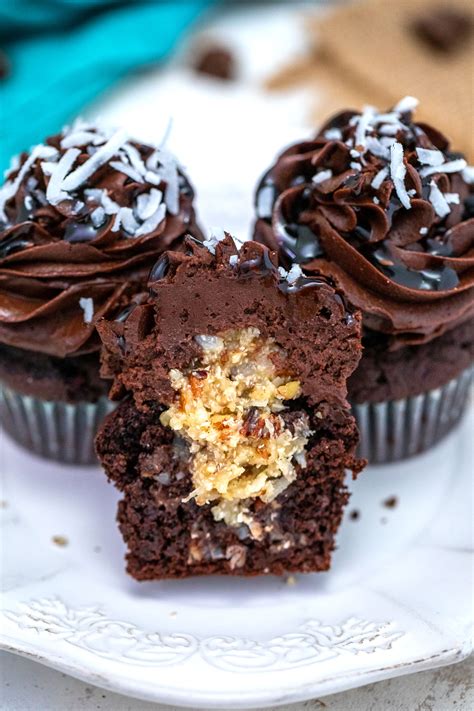 best german chocolate cupcakes [video] sweet and savory meals