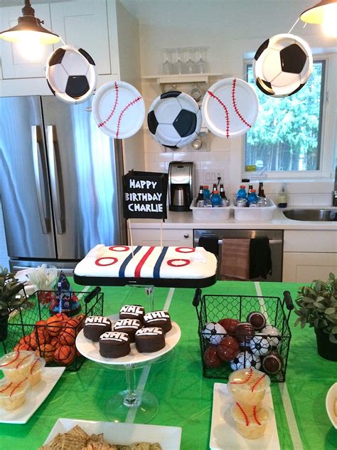 Patrick's day, why not check out my collection of irish and irish inspired appetizers? Sports Themed Birthday Party | Harlow & Thistle - Home ...